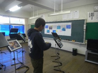 アイ中学校での講話